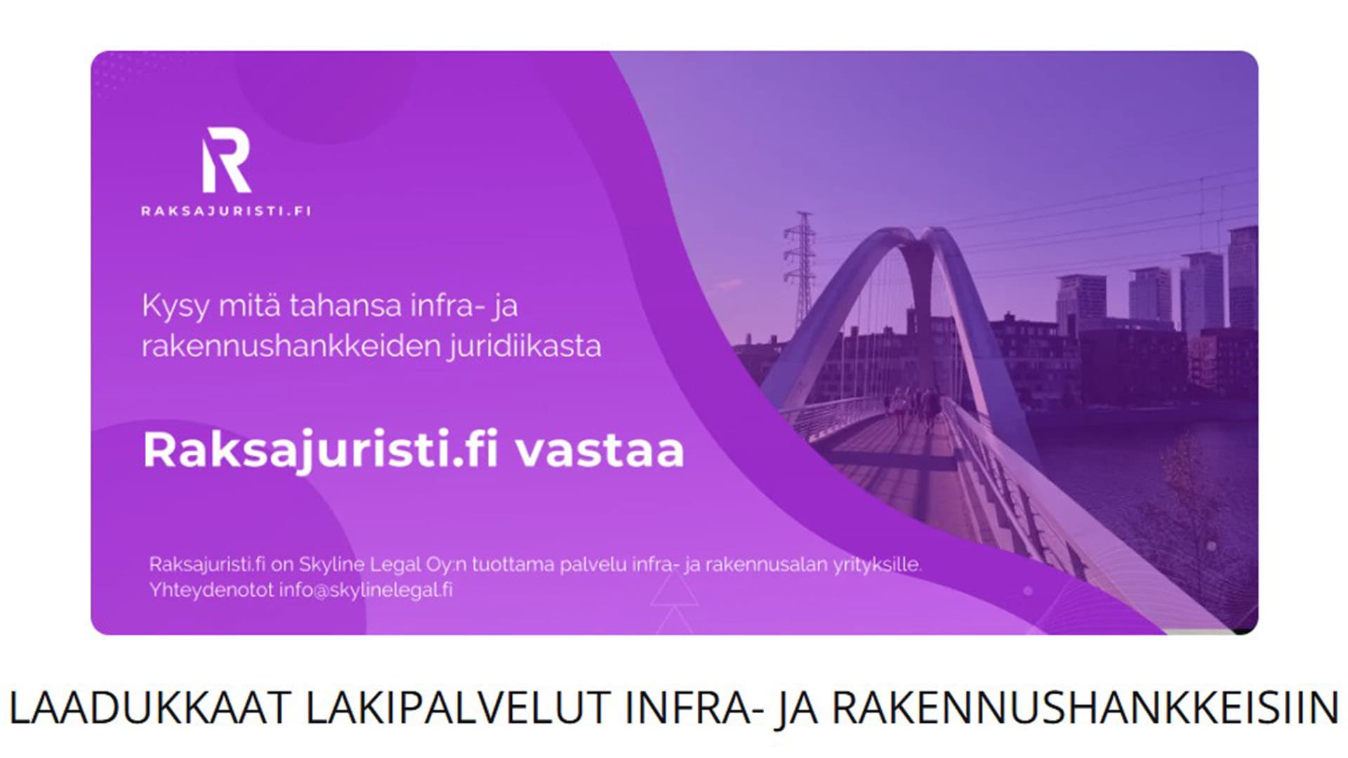 raksajuristi banneri rakentajapro
