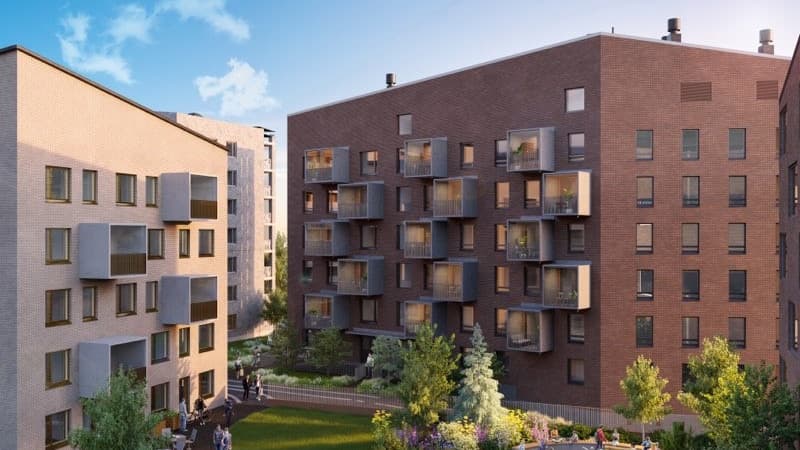 Ultrakorkealujuus­betonilla joustavuutta parvekesijoitteluun