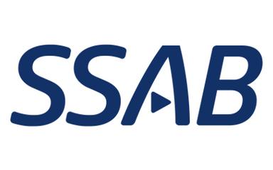 ssab-logo valkoisella taustalla