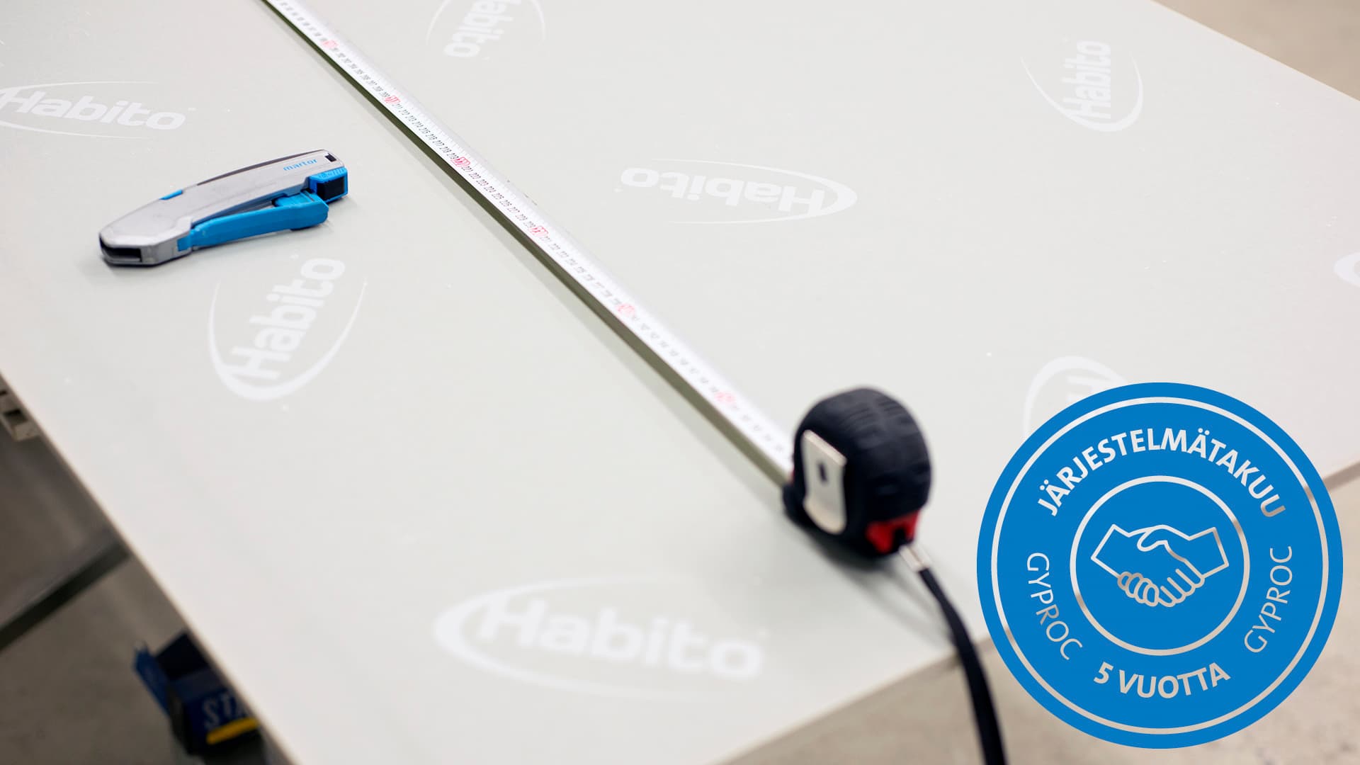 Kipsilevy on luonnonmukainen rakennusmateriaali