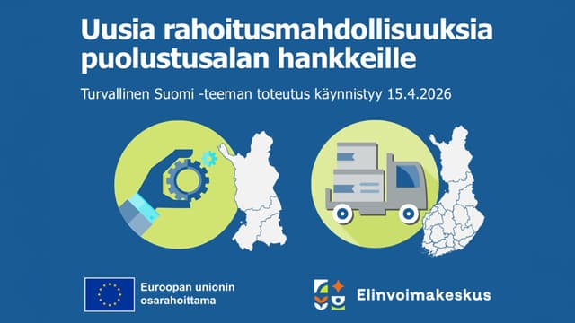 Turvallinen Suomi -teeman toteutus käynnistyy 15.4.2026