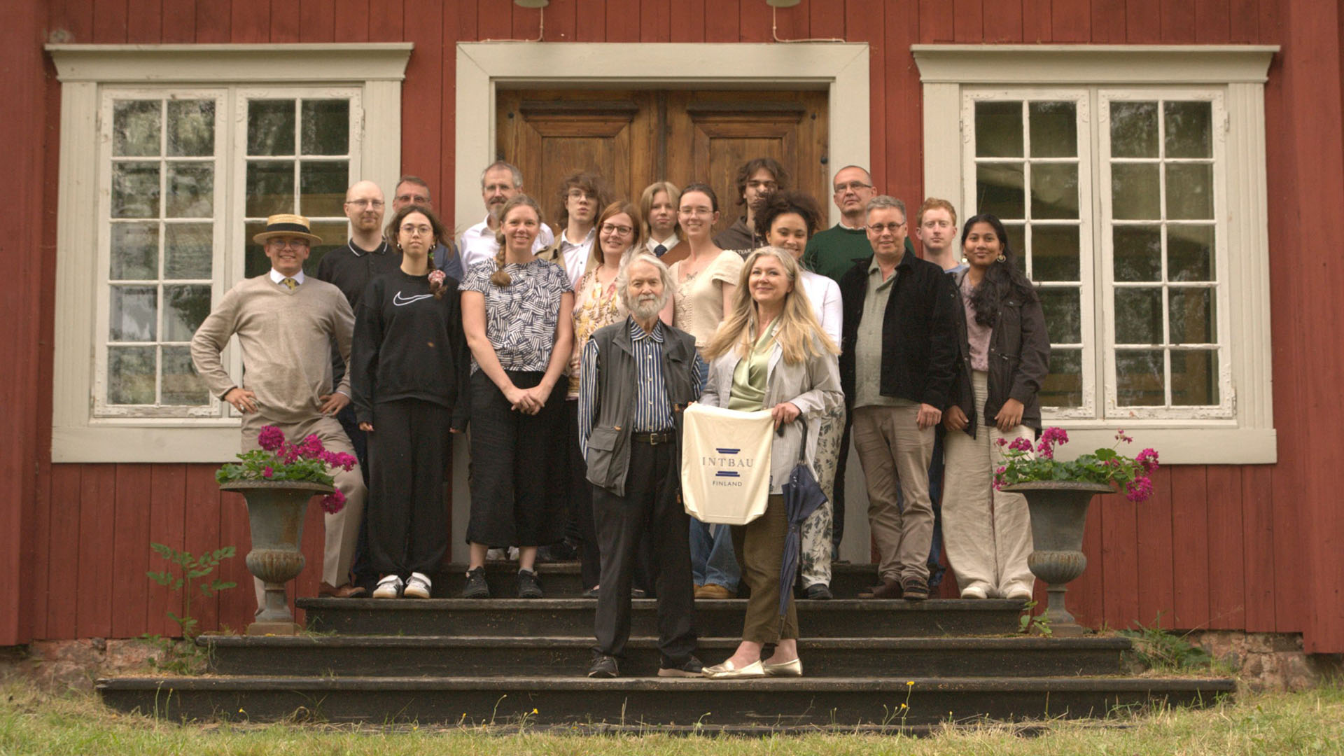 1920 ryhmäkuva Panu Kailan kanssa INTBAU