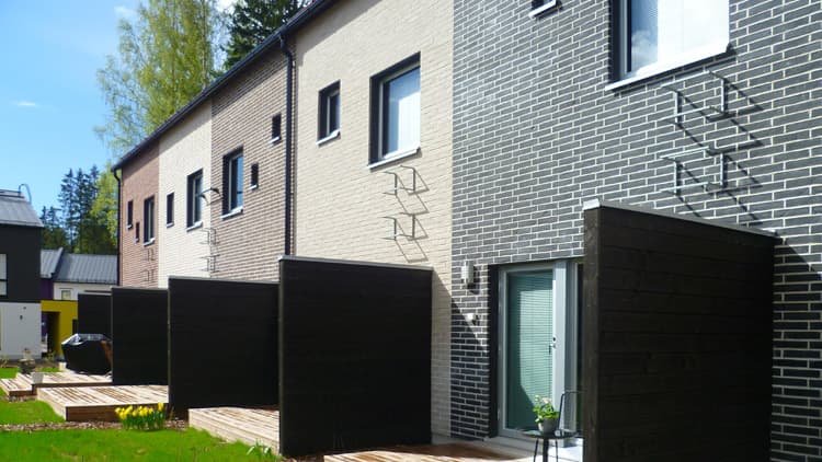 Tiilijulkisivun uskomaton väriskaala