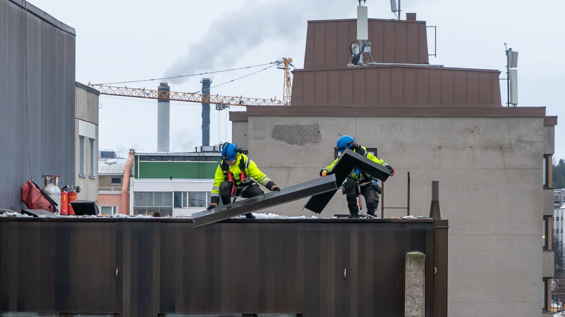 Rakennustyömaiden putoamistapaturmat maksavat työnantajille kalliisti