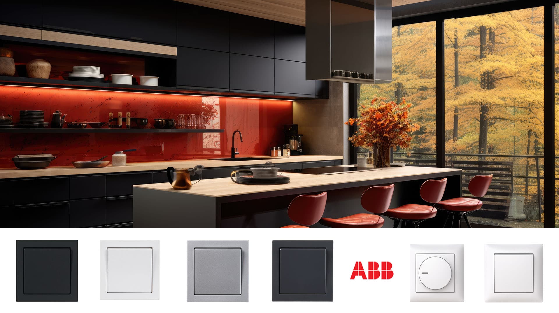 Sähköasennustuotteita keittiöön